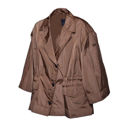 Veste en tissu marron
