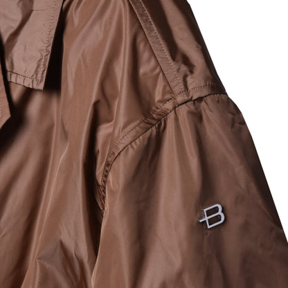 Veste en tissu marron