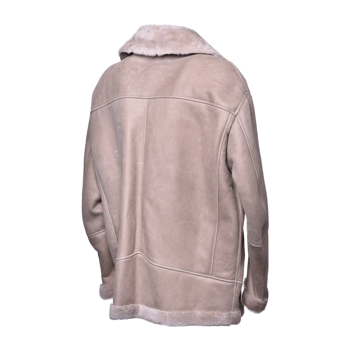Veste en mouton beige