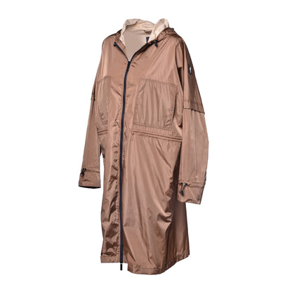 Trench-coat marron en nylon