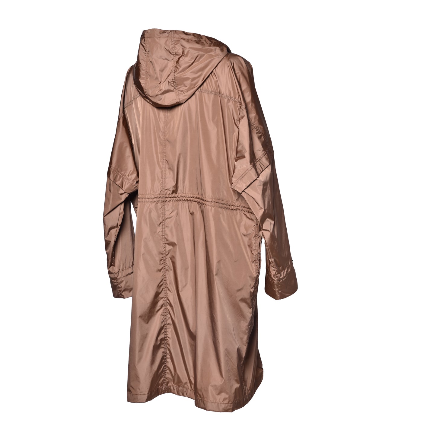 Trench-coat marron en nylon