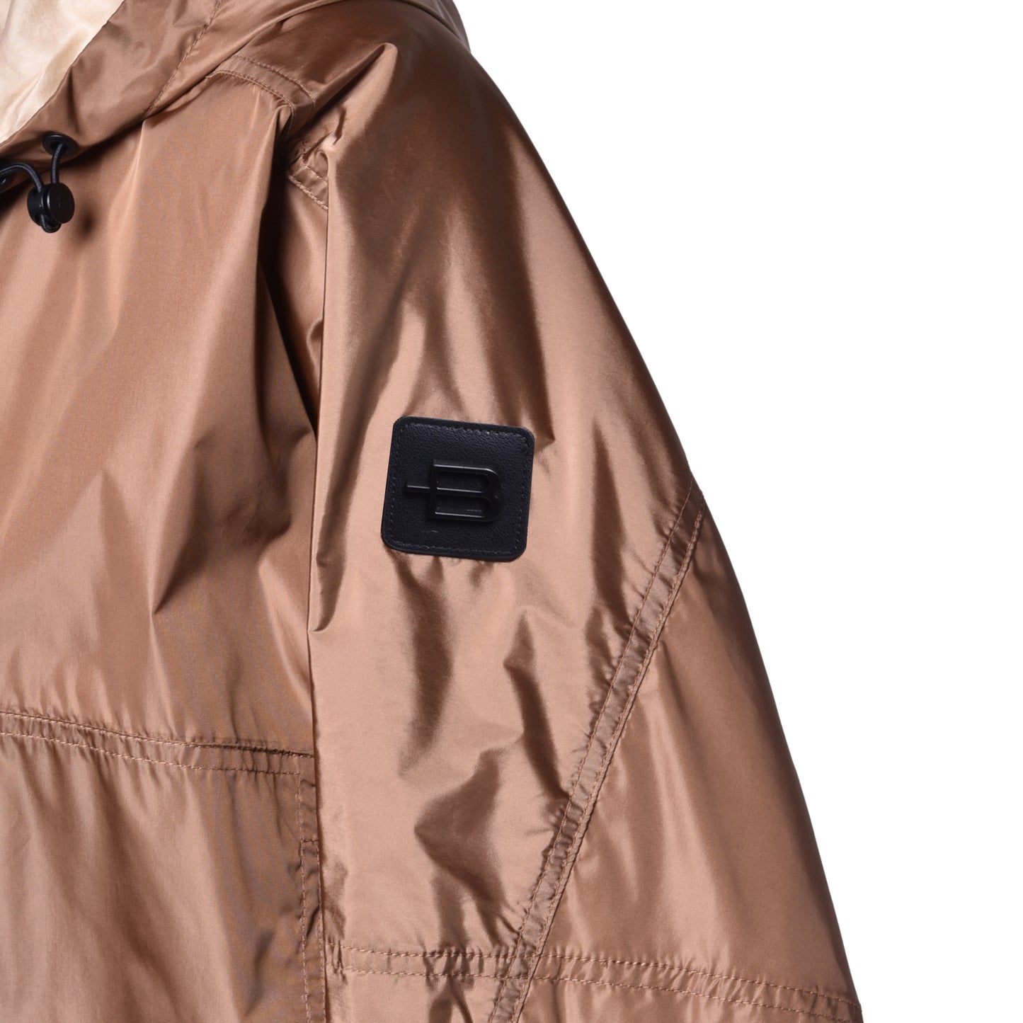 Trench-coat marron en nylon