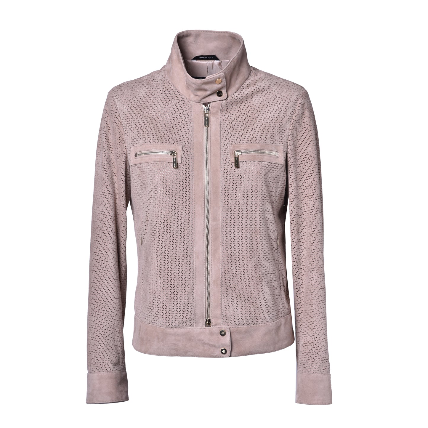 Veste taupe en daim