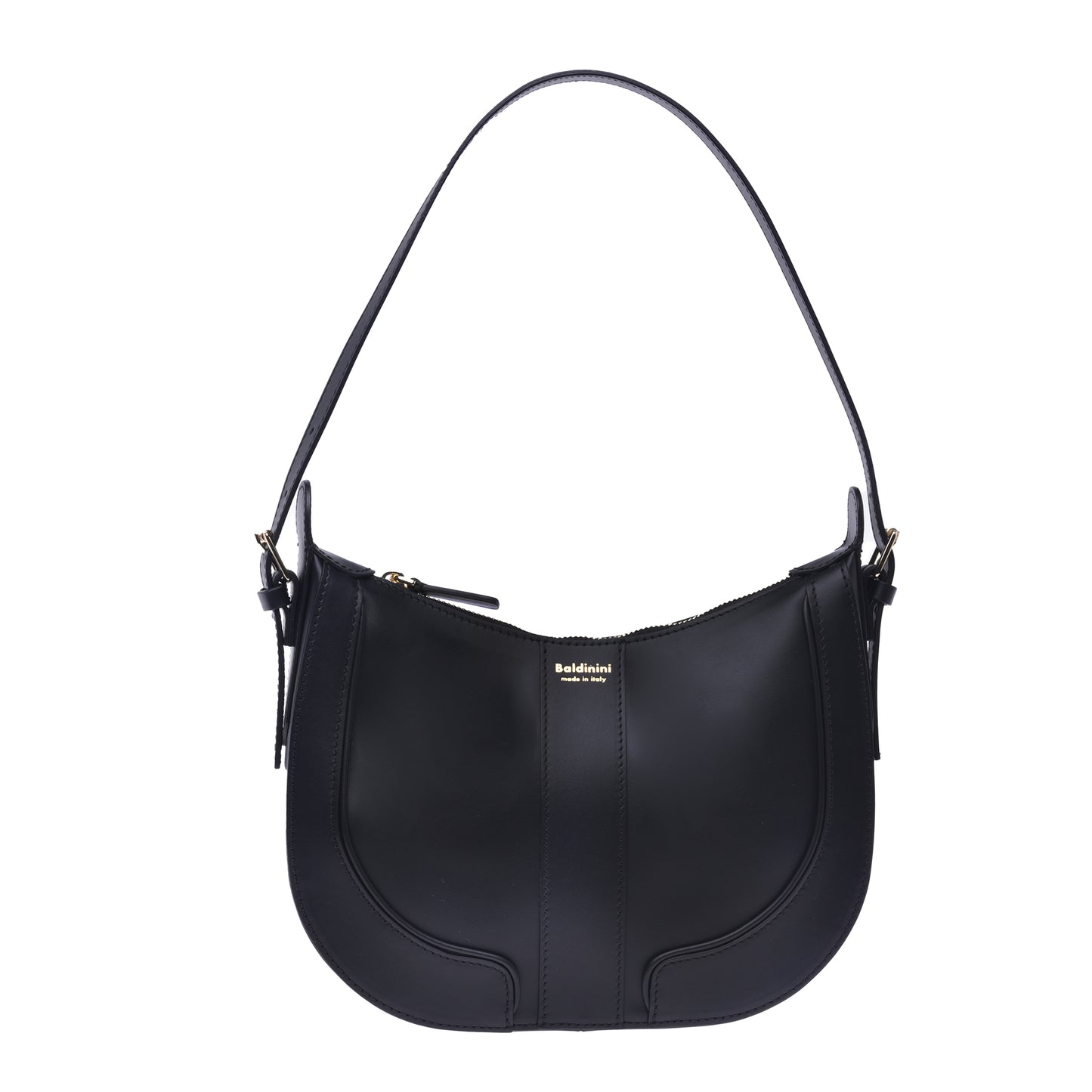Besace en cuir noir
