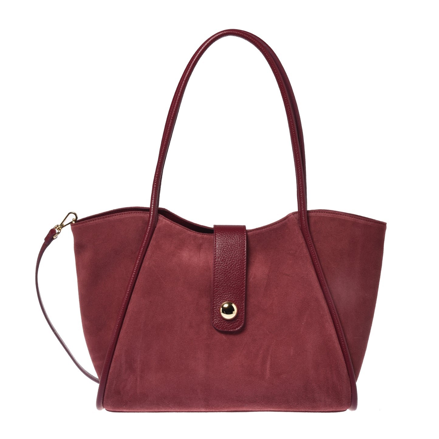 Burgundy shoulder bag