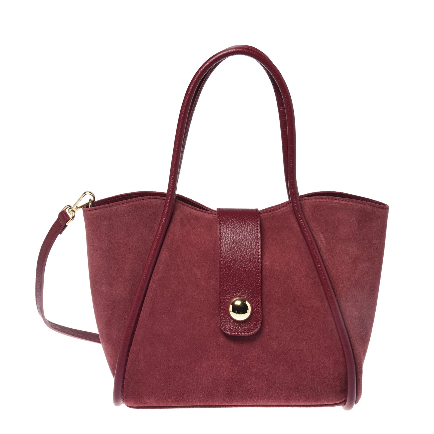 Burgundy shoulder bag