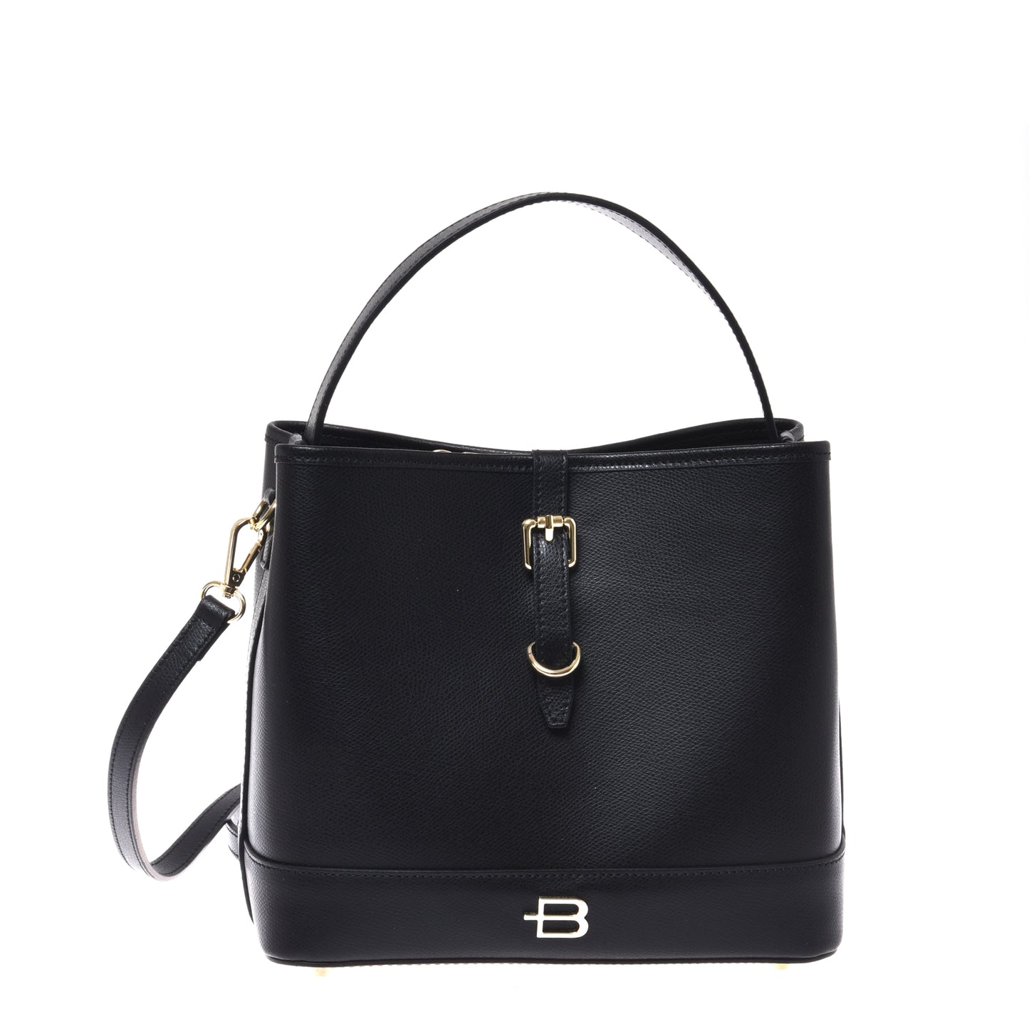 Sac à main en cuir palmellato noir