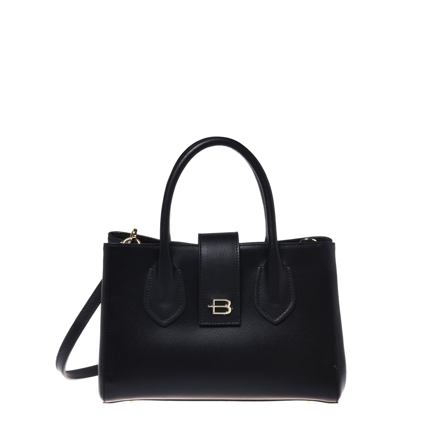 Black Palmellato leather handbag