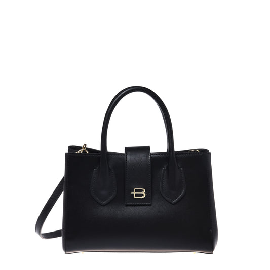 Black Palmellato leather handbag