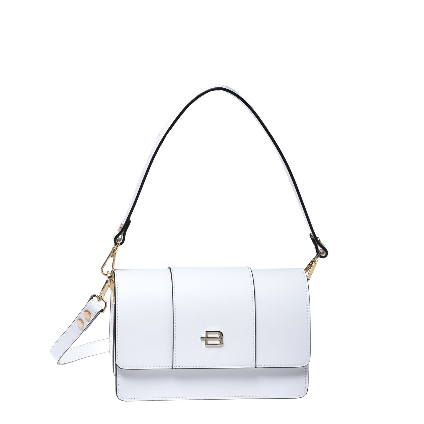 Sac à bandoulière en cuir blanc