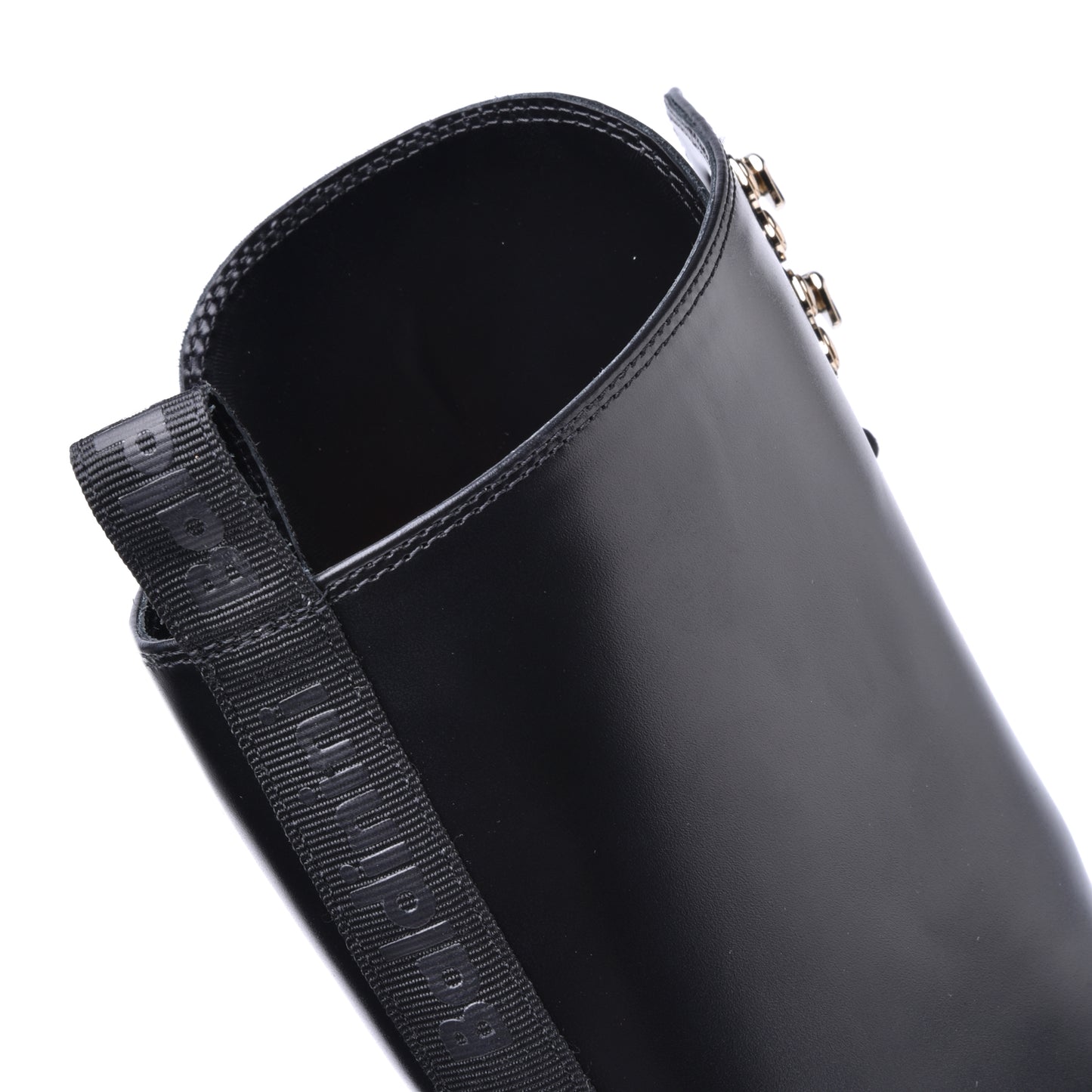 Bottes en cuir de vachette noir