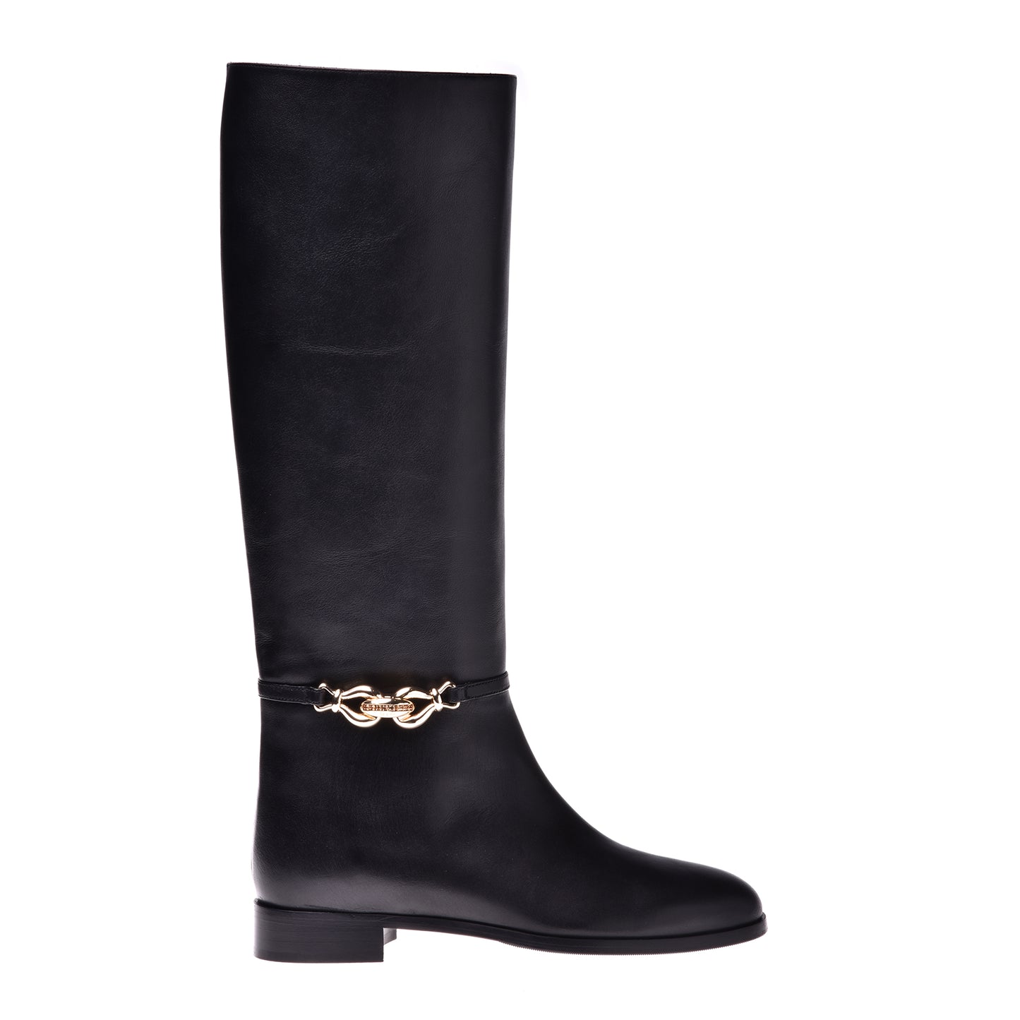 Boots in black calfskin