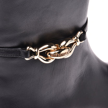 Boots in black calfskin
