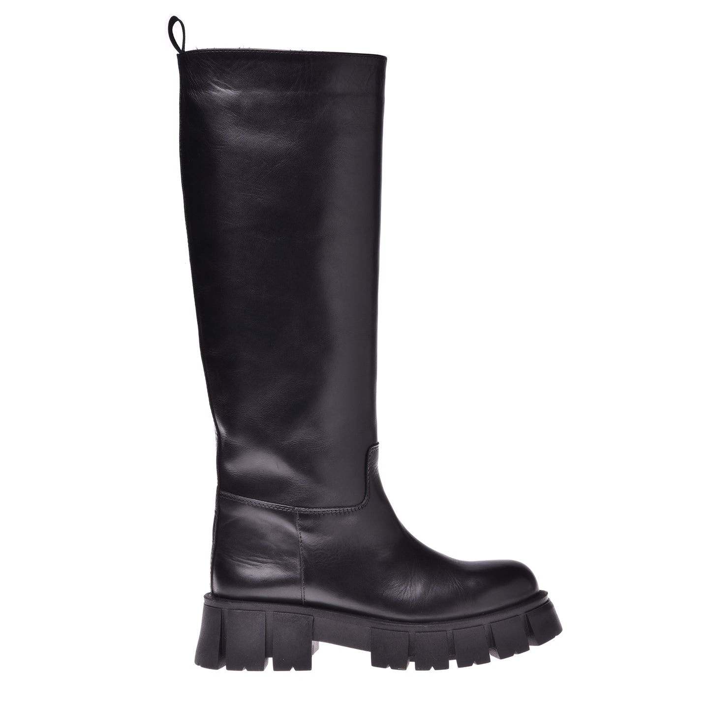 Boots in black calfskin