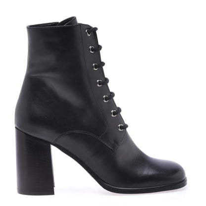 Ankle boots in black calfskin