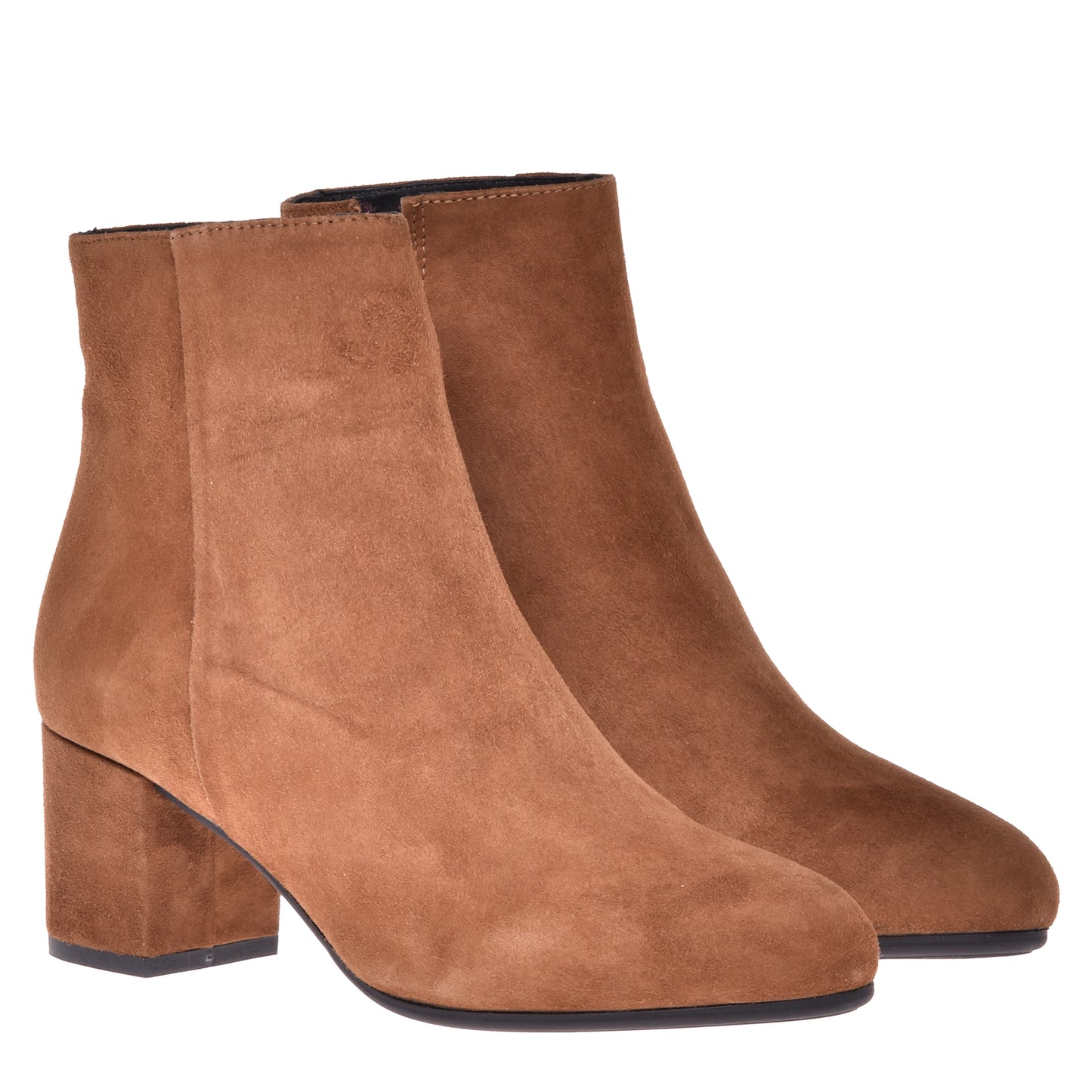 Suede ankle boot