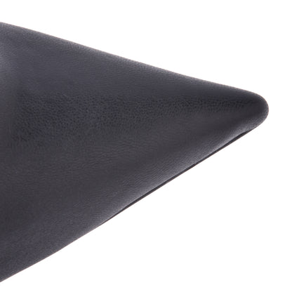Black stretch nappa ankle boot