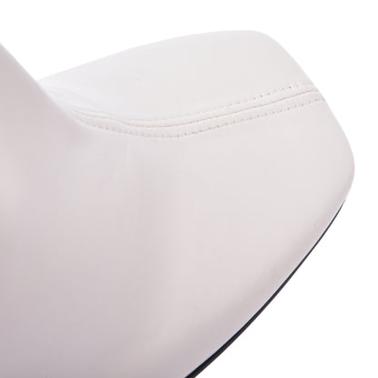 Stretchy ankle boots in ivory