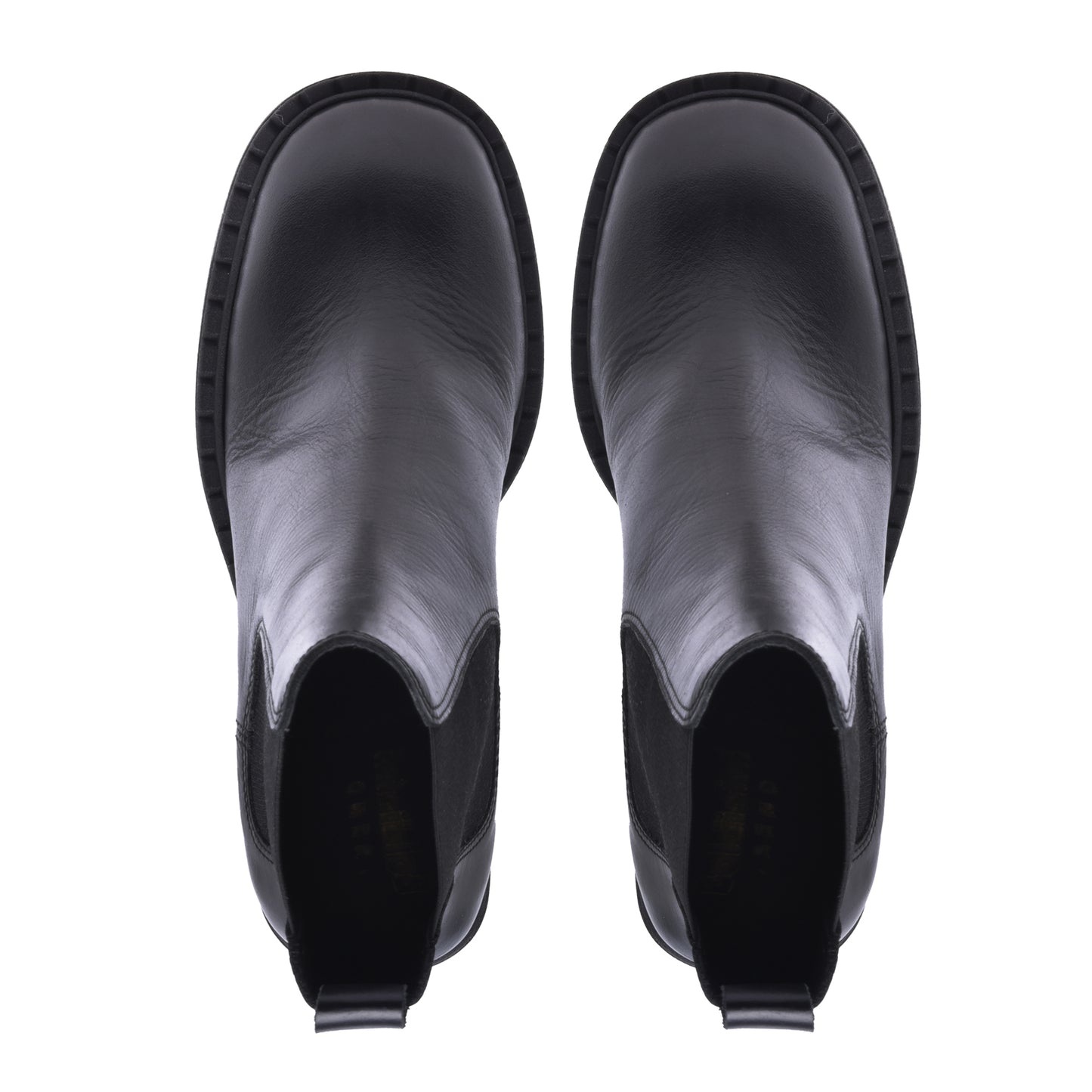 Ankle boots in black calfskin