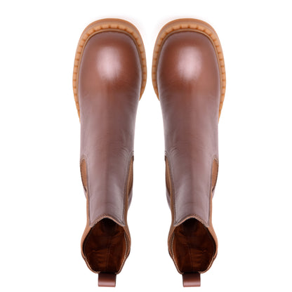 Ankle boot in calfskin