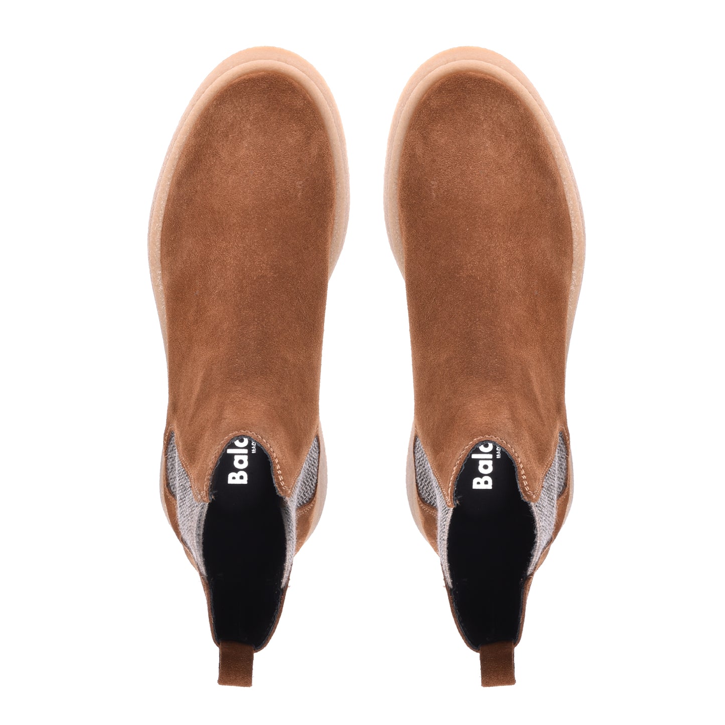 Bottine Beatles en daim couleur cuir
