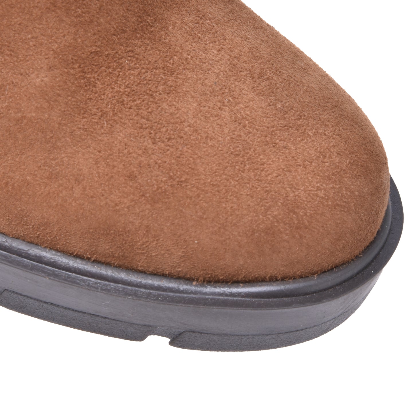 Suede ankle boot