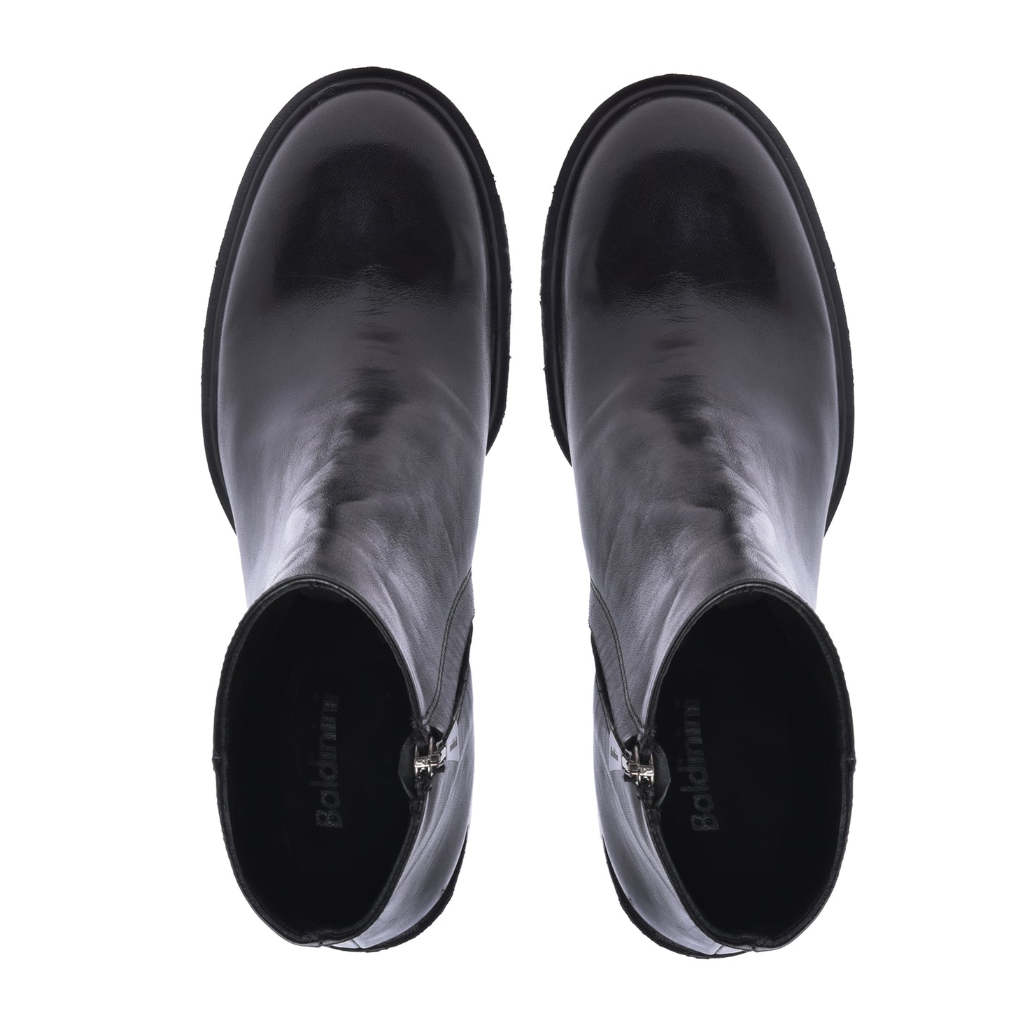 Ankle boots in black calfskin