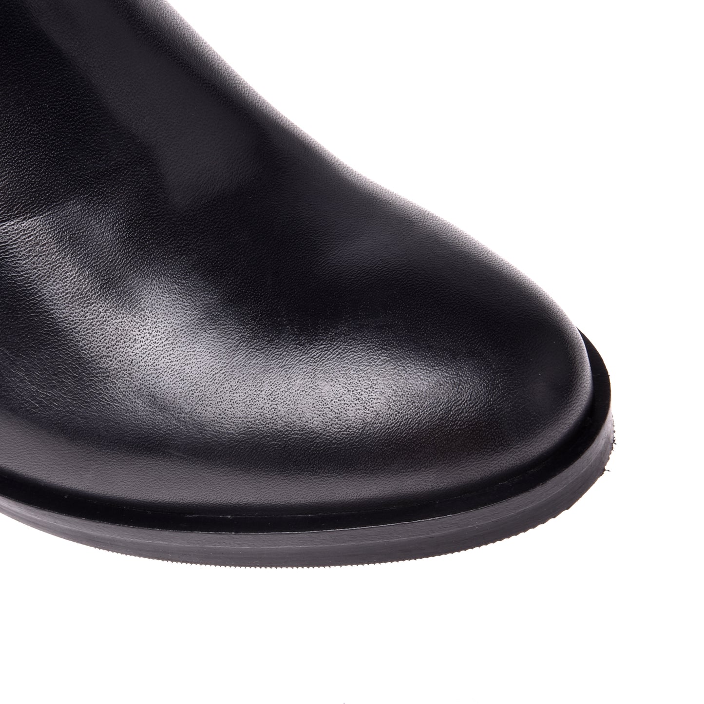 Ankle boots in black calfskin
