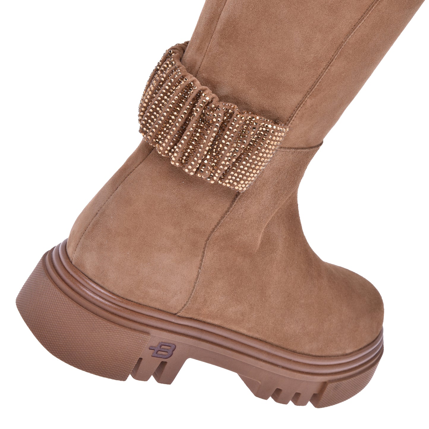 Tan suede boots