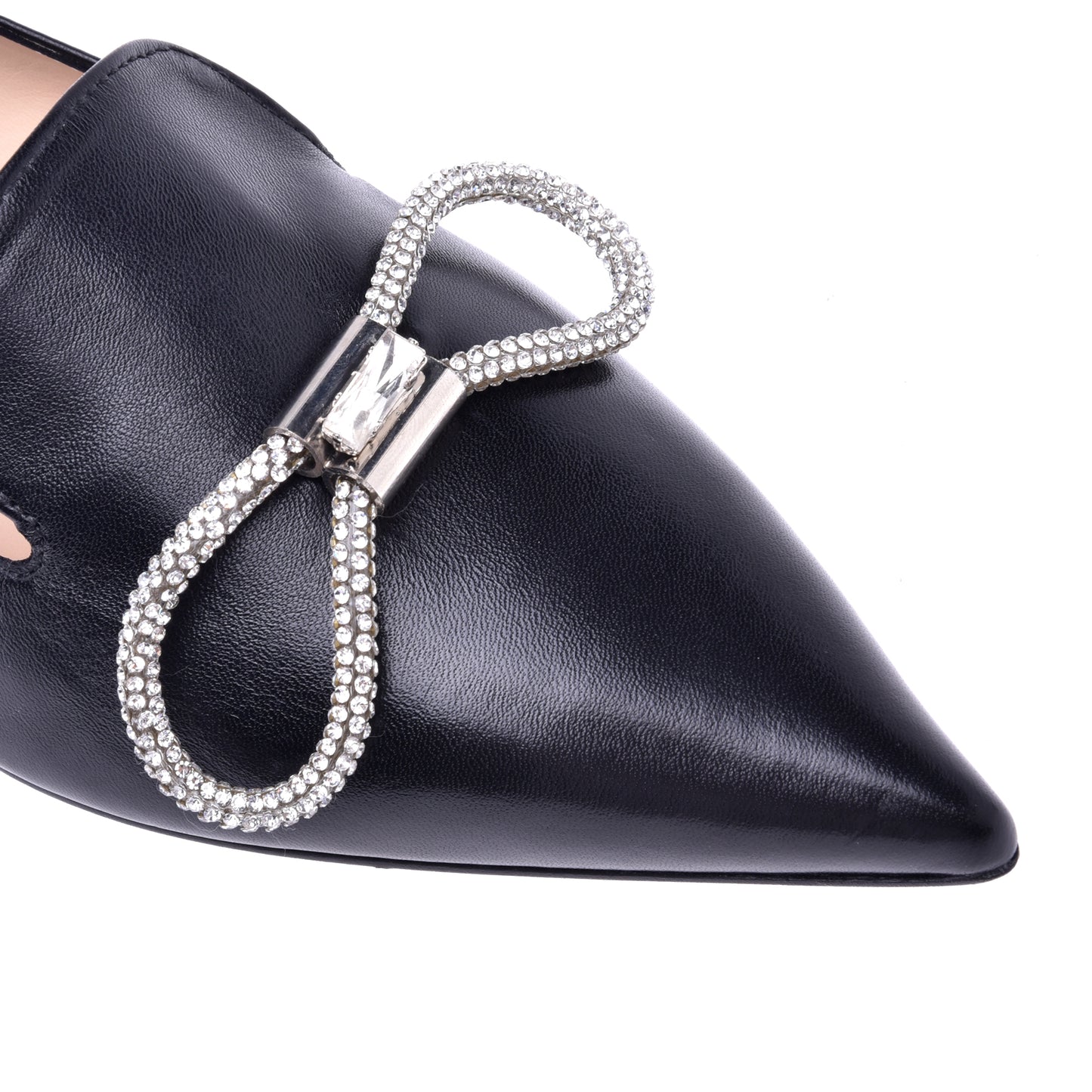 Ballerine en nappa noir