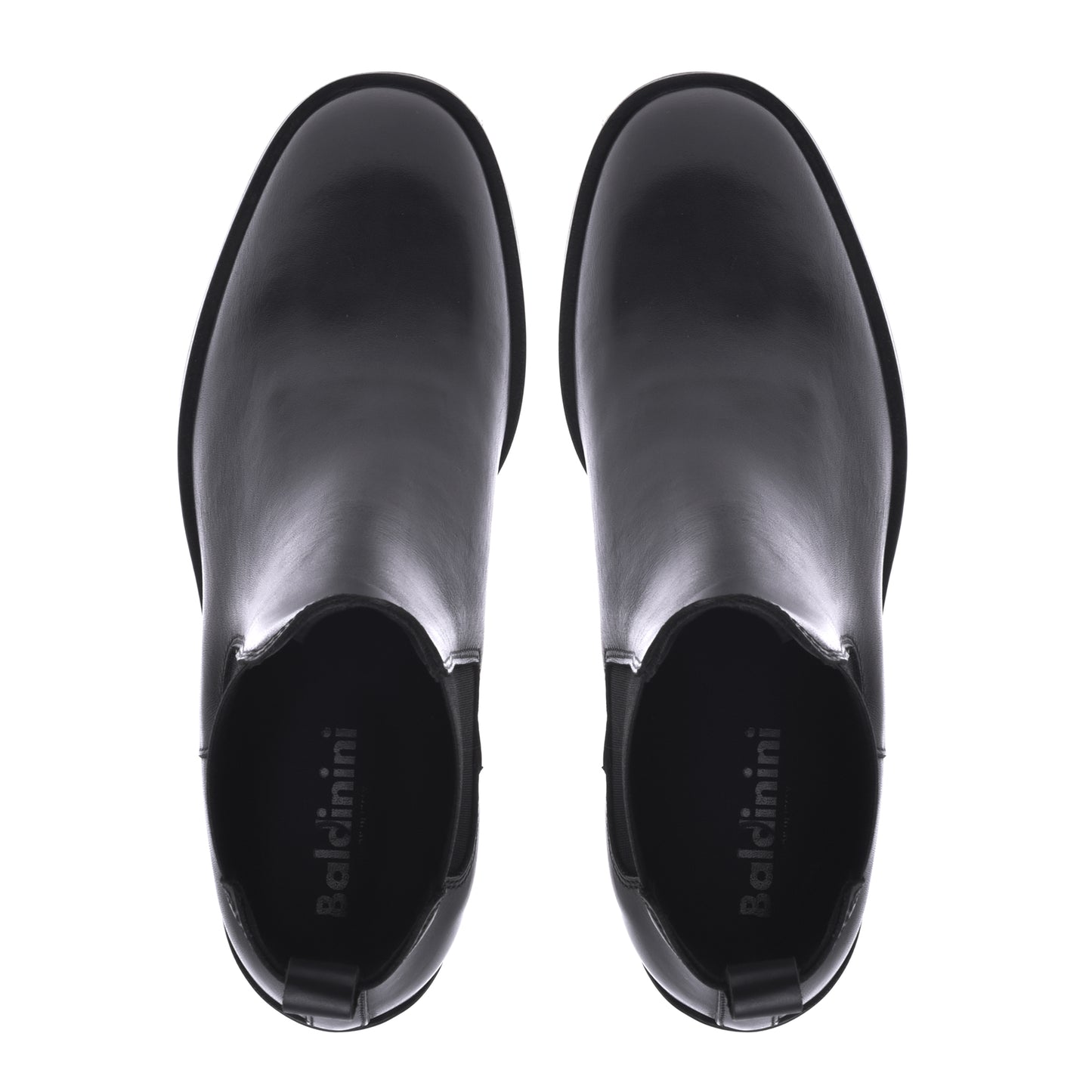 Ankle boots in black calfskin