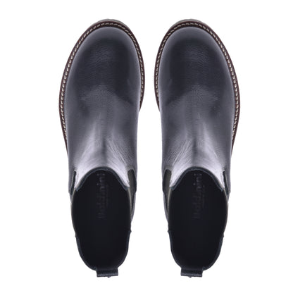 Forest green leather boot