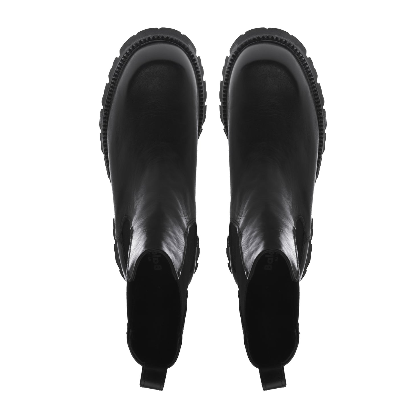 Bottine Beatles en cuir de veau noir