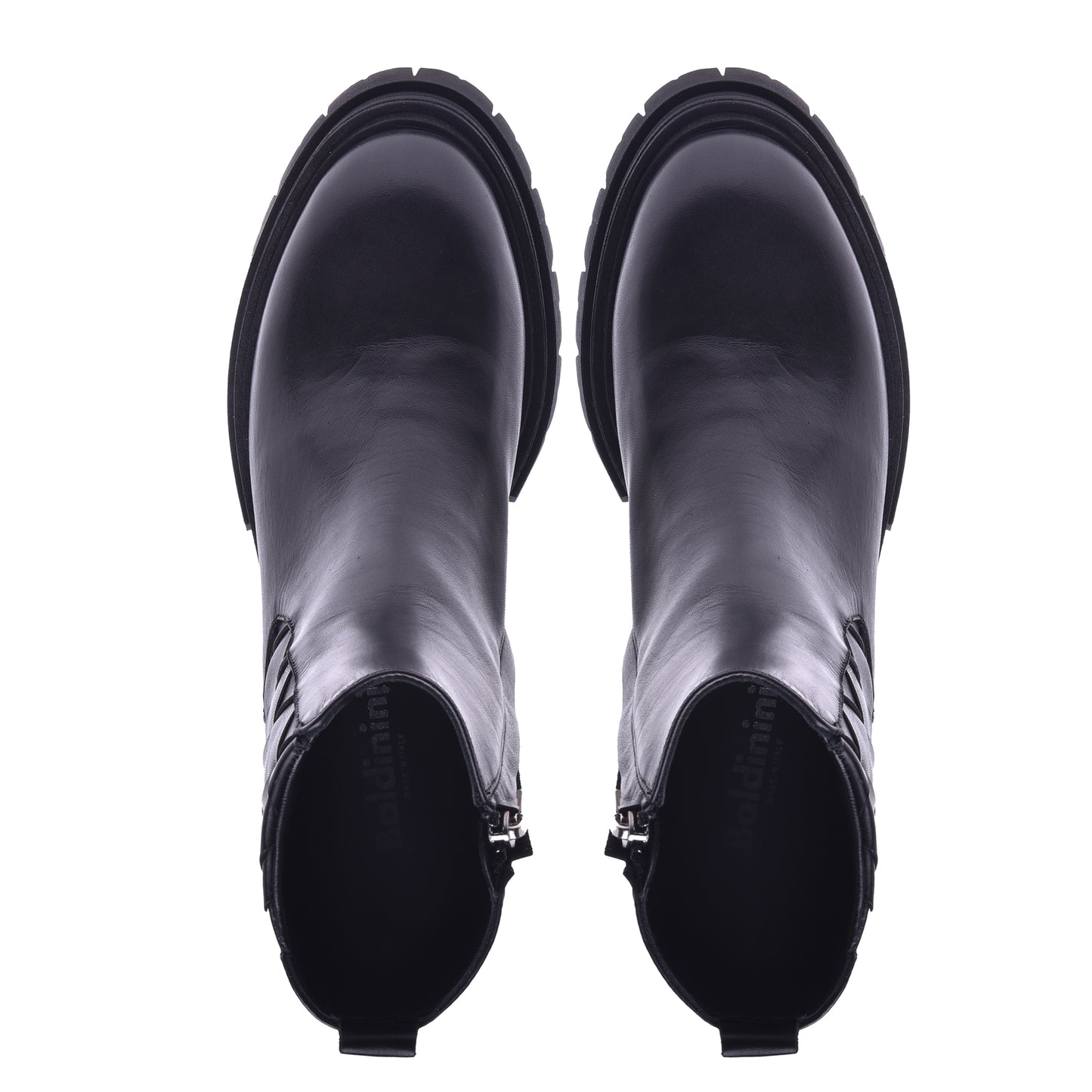Ankle boots in black calfskin