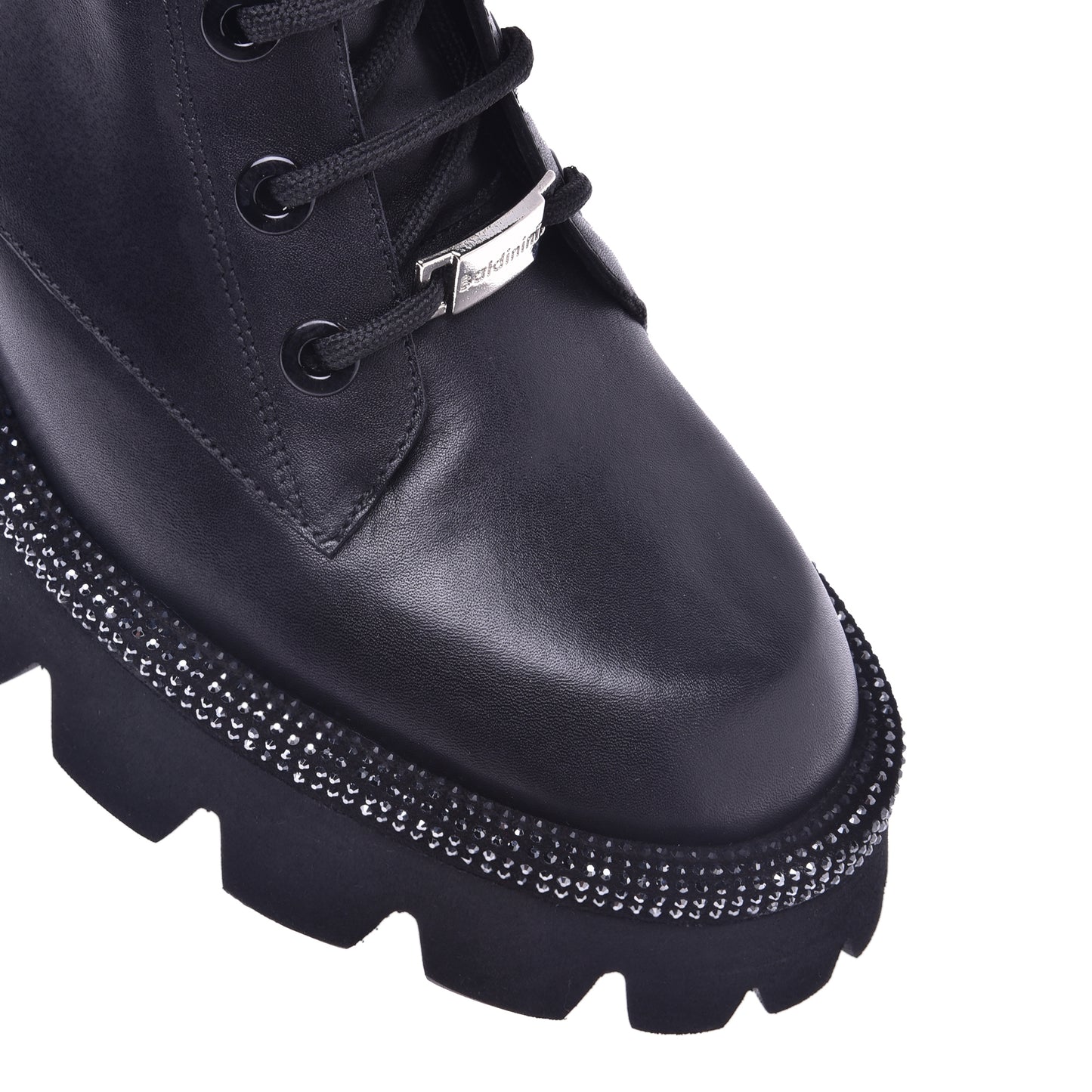 Amphibies en cuir de veau noir
