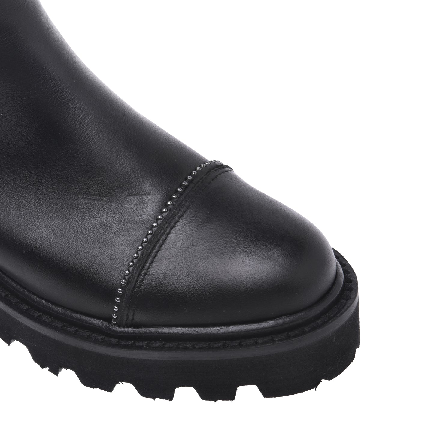Ankle boots in black calfskin