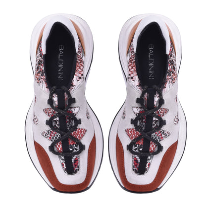 Basket running en python imprimé rouge