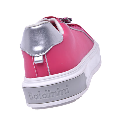 Sneakers en nappa fuchsia