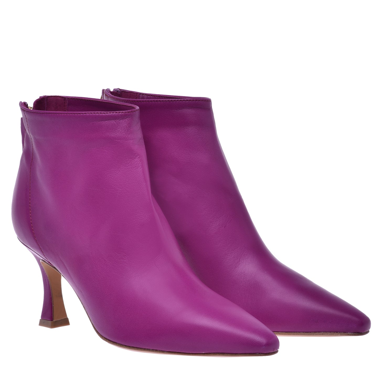 Bottillons en nappa fuchsia