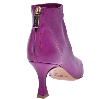 Bottillons en nappa fuchsia