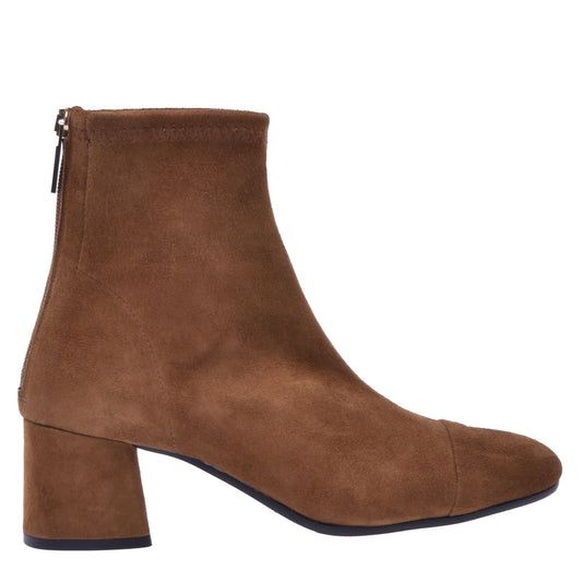 Bottillons en daim brun