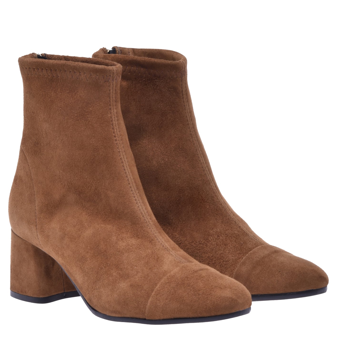 Bottillons en daim brun