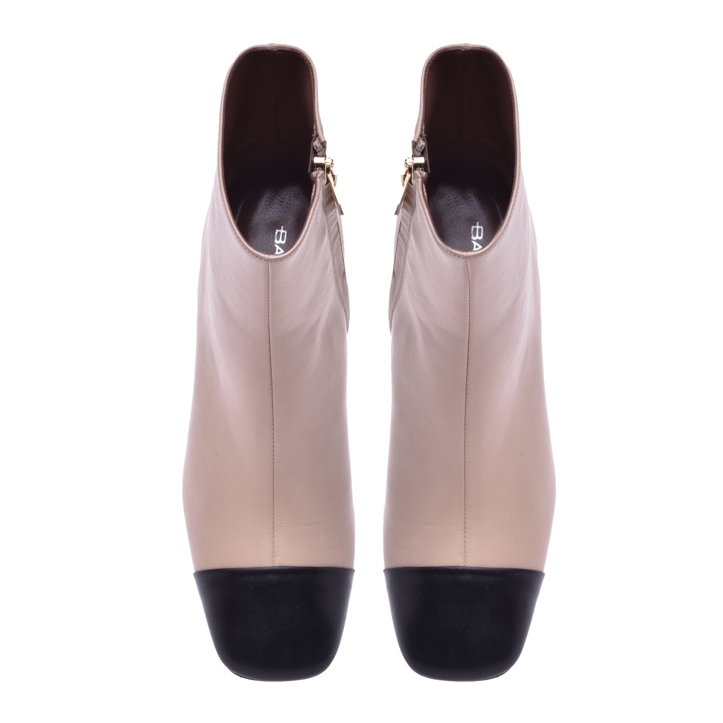 Bottillons en nappa taupe