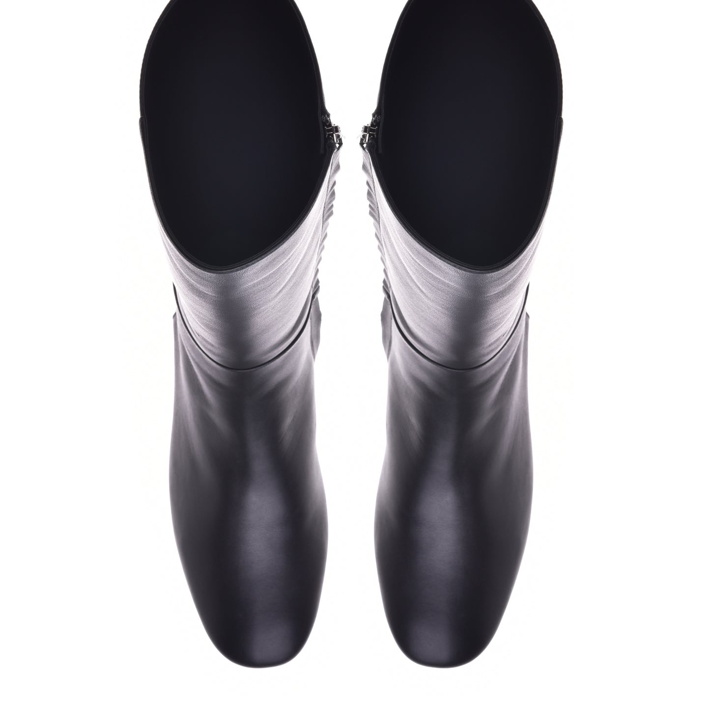 Botte noire en cuir de veau