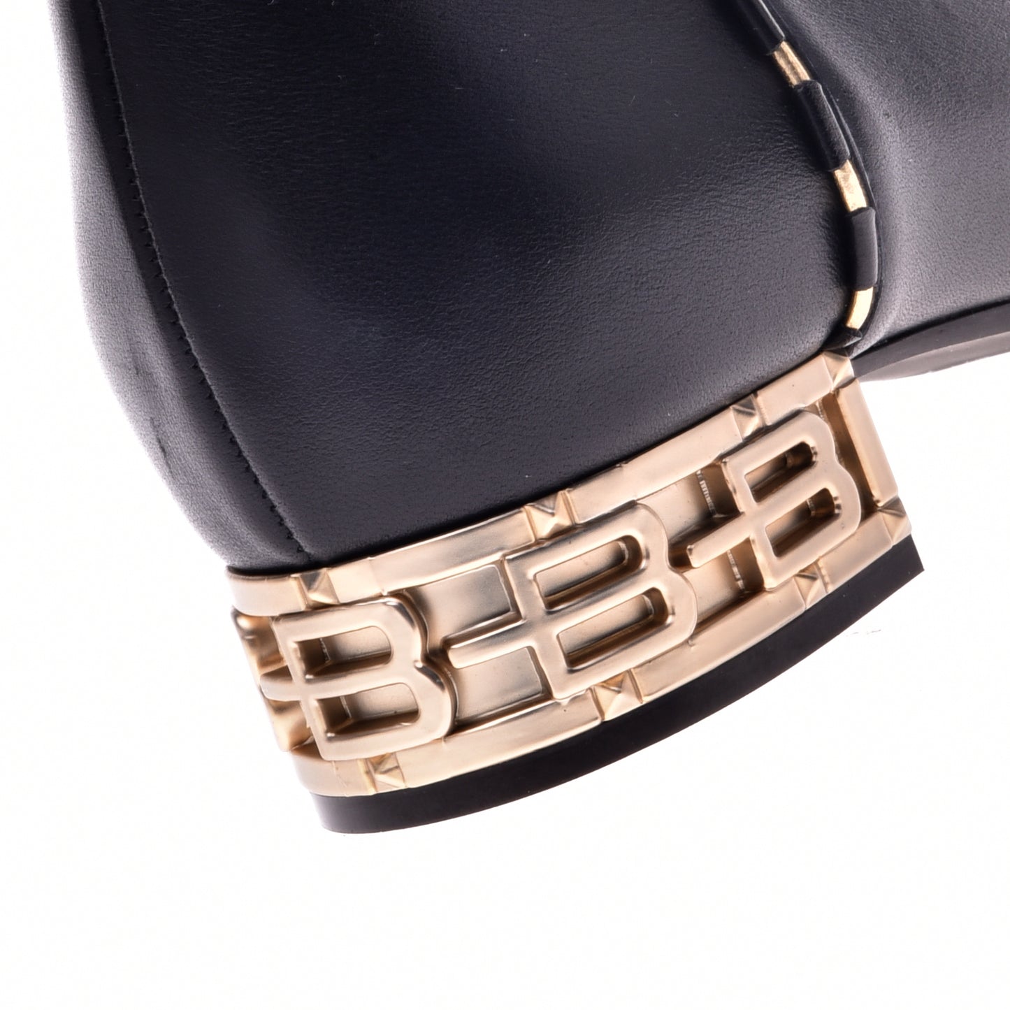 Black calfskin ankle boots