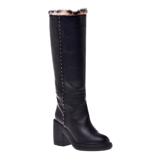 Botte noire en nappa