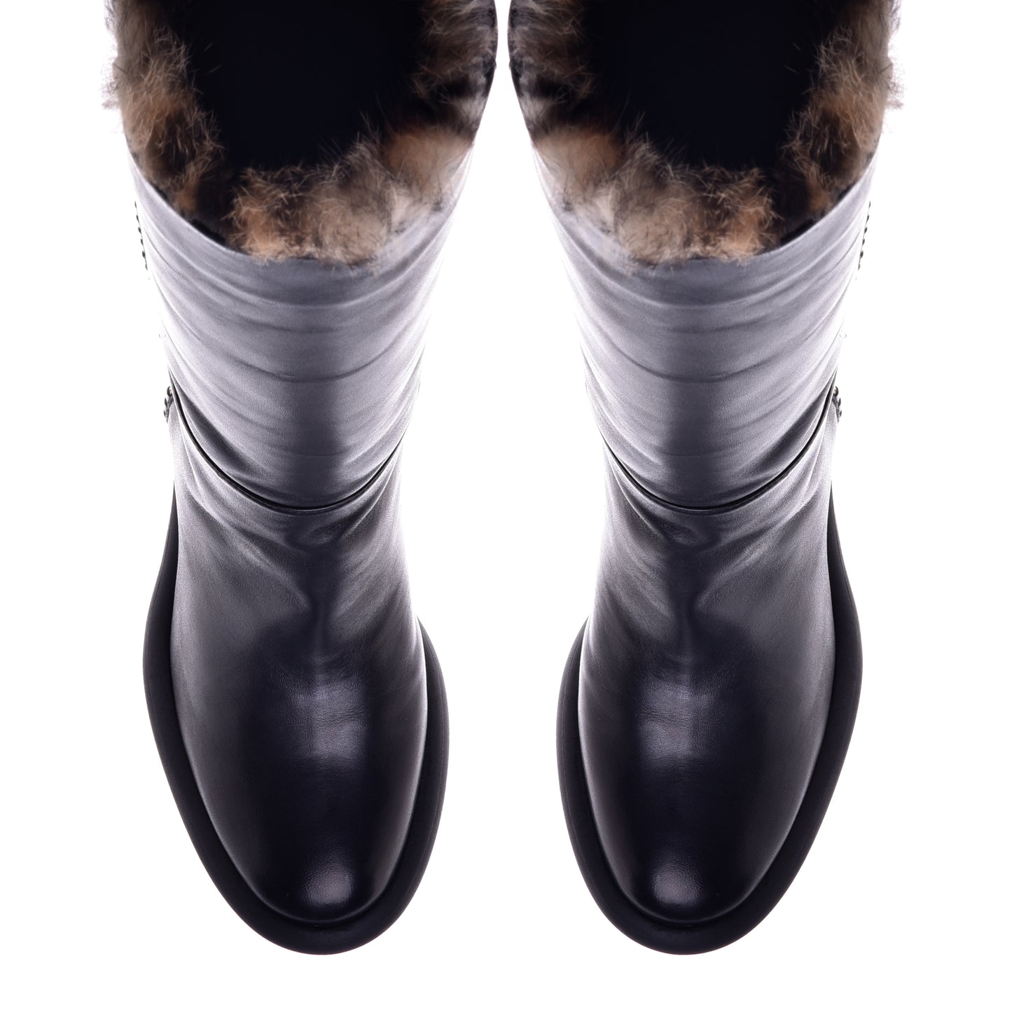 Botte noire en nappa