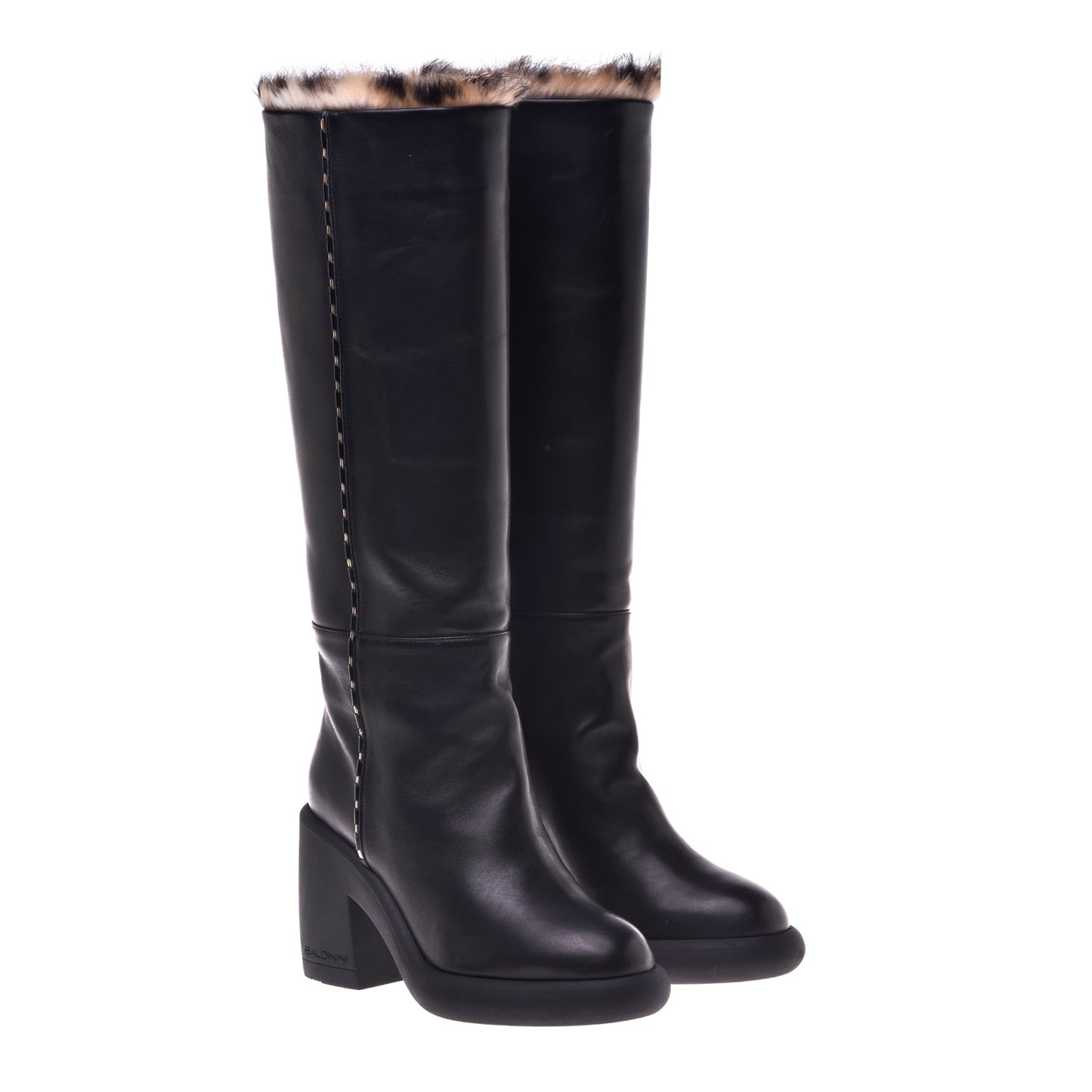 Botte noire en nappa