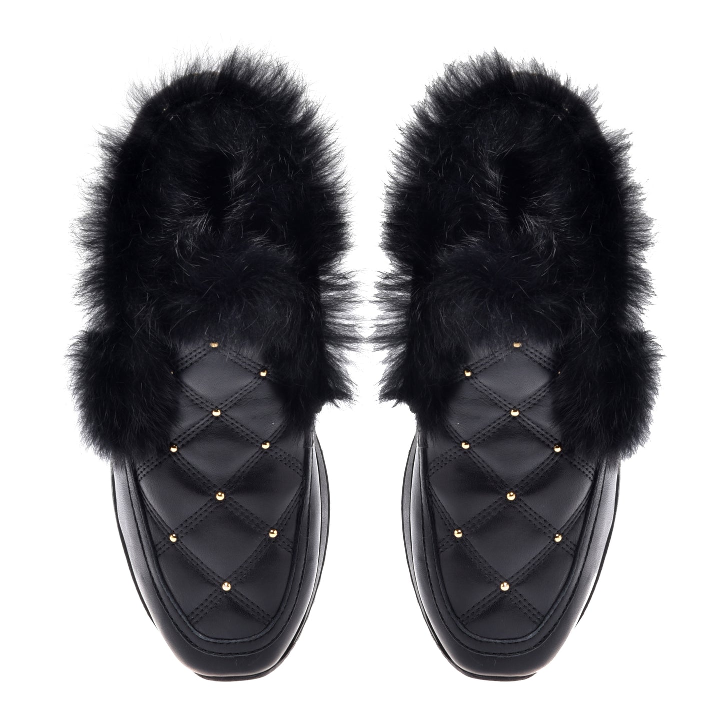 Ankle boots in black nappa