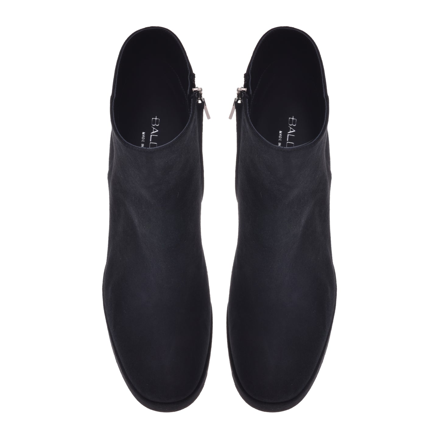 Ankle boot in black suede